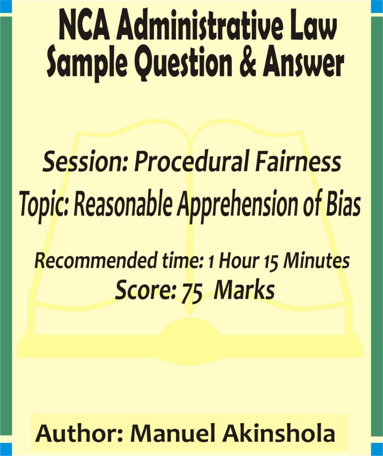 nca admin law sample questions and answers