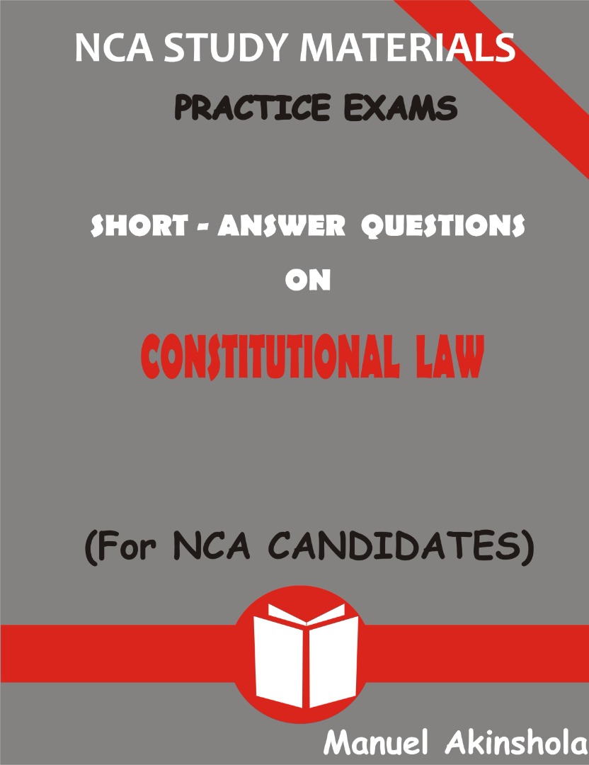 nca constitutional law short-answer questions